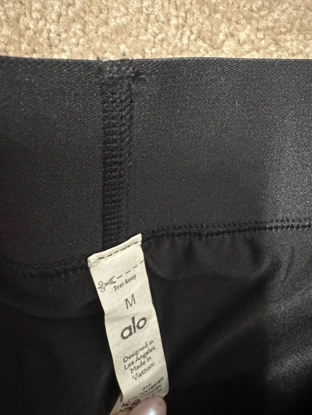 ALO Yoga Black Pleated Athletic Skirt